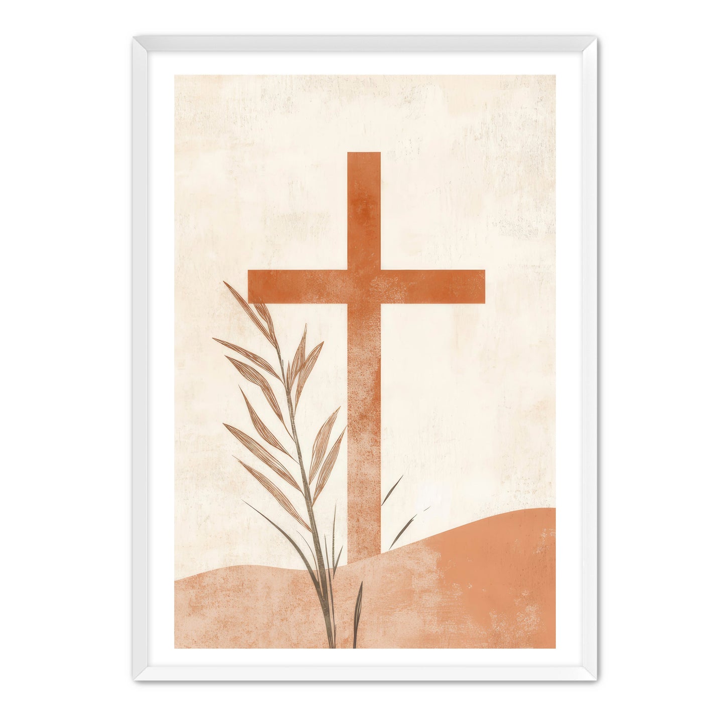 Cross in Desert Print