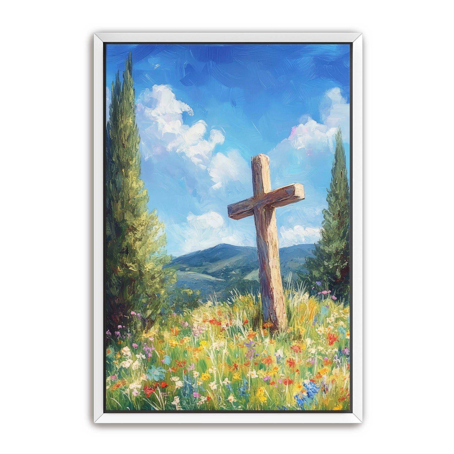 Cross in the Flowers