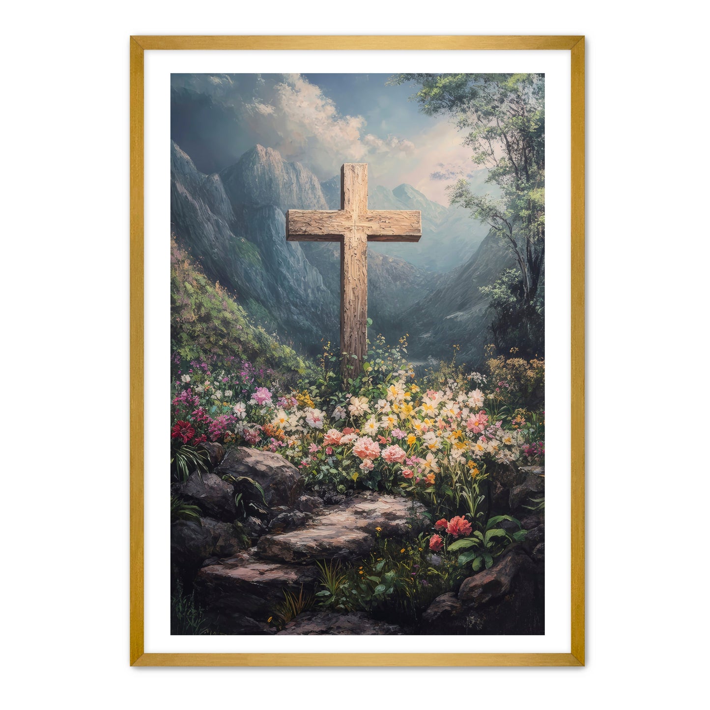 Cross in the Mountain Meadow