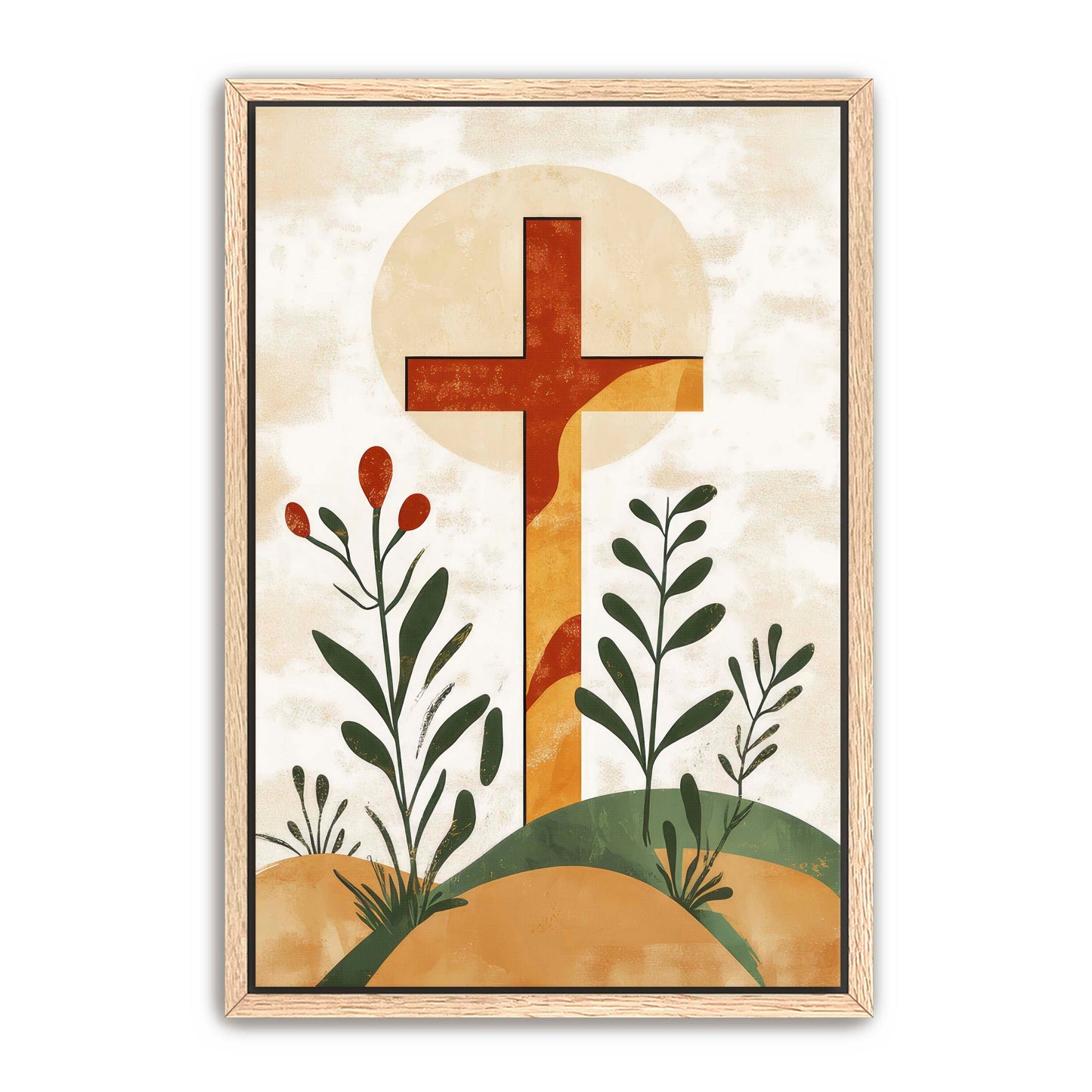 Cross on Hill Print