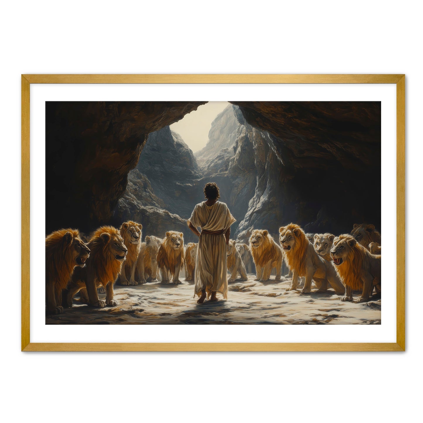 Daniel in the Den with Lions