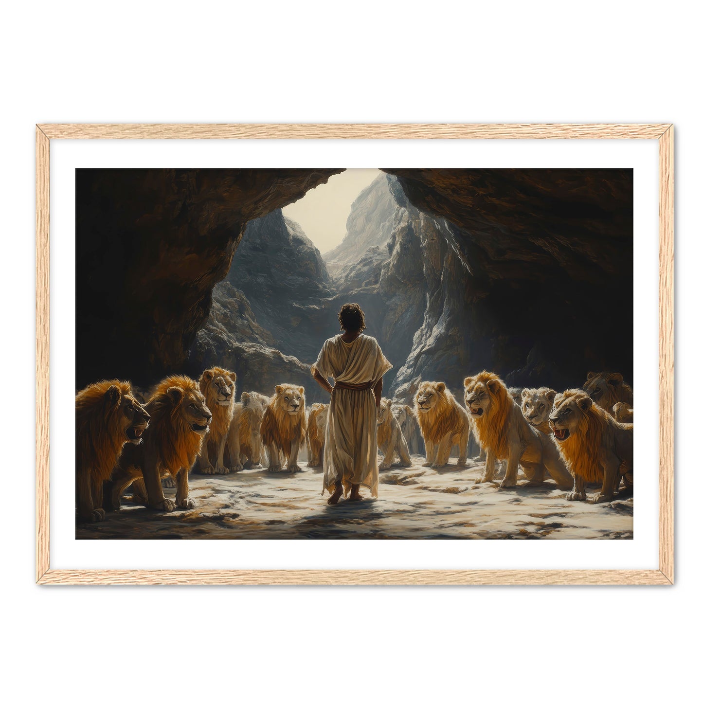 Daniel in the Den with Lions