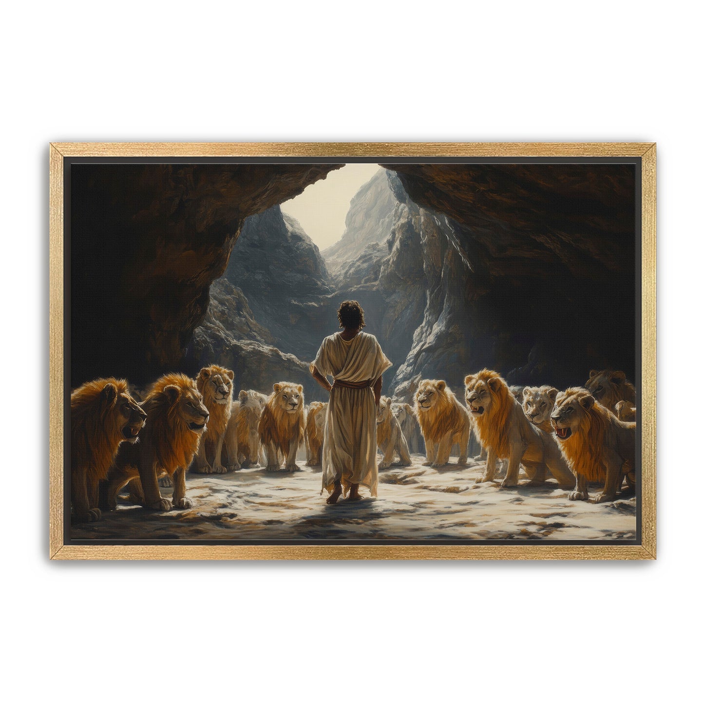 Daniel in the Den with Lions