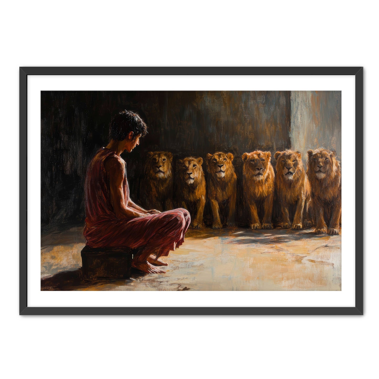 Daniel near Lions