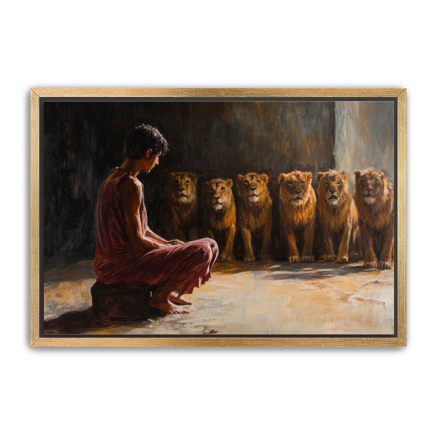 Daniel near Lions
