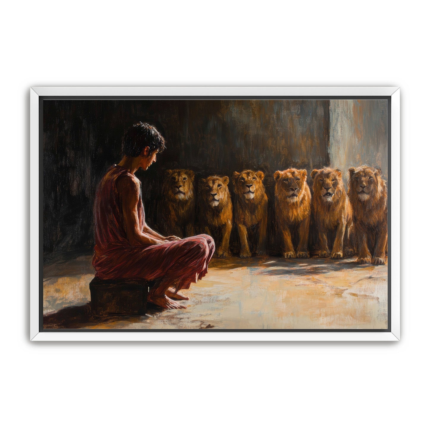 Daniel near Lions