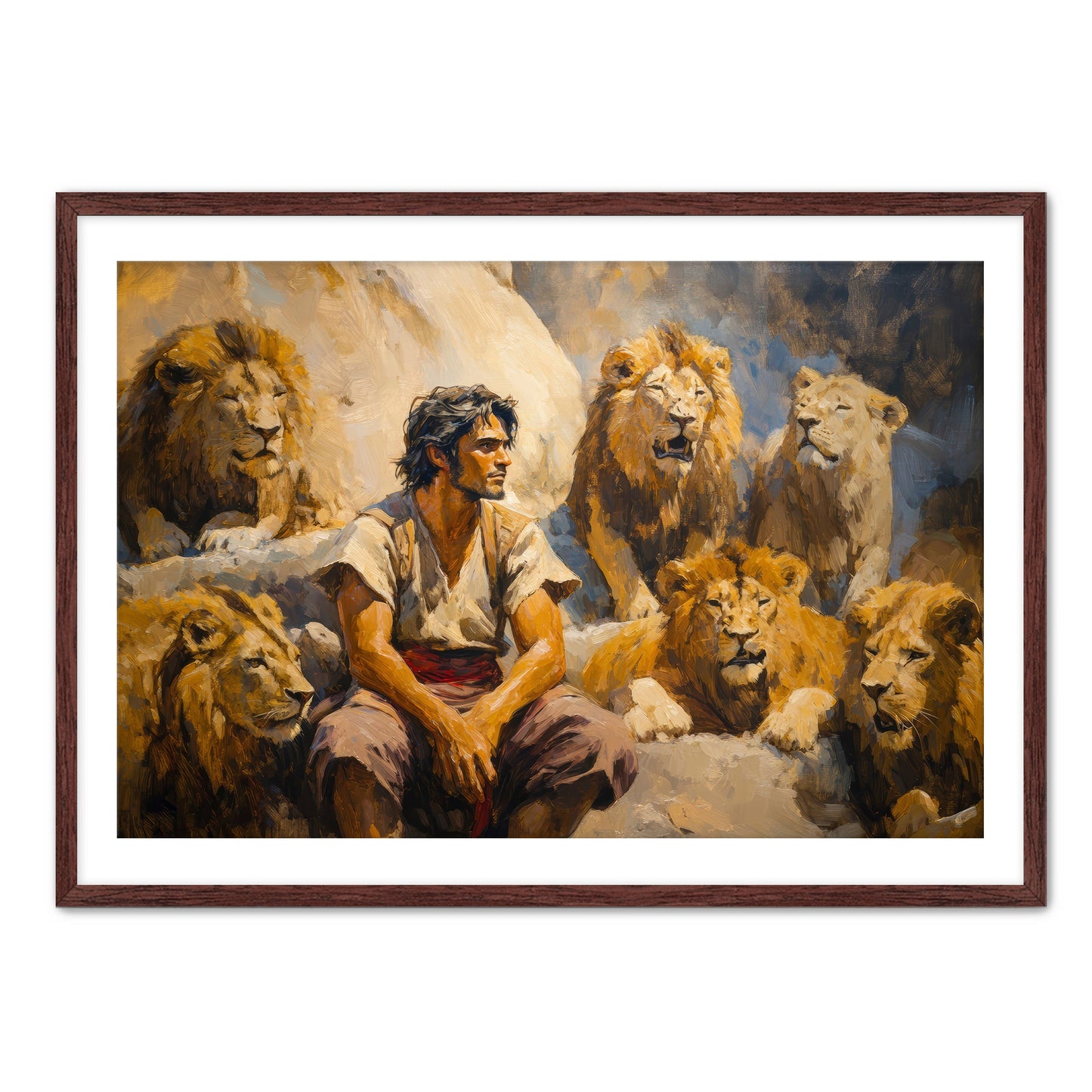 Daniel with Lions