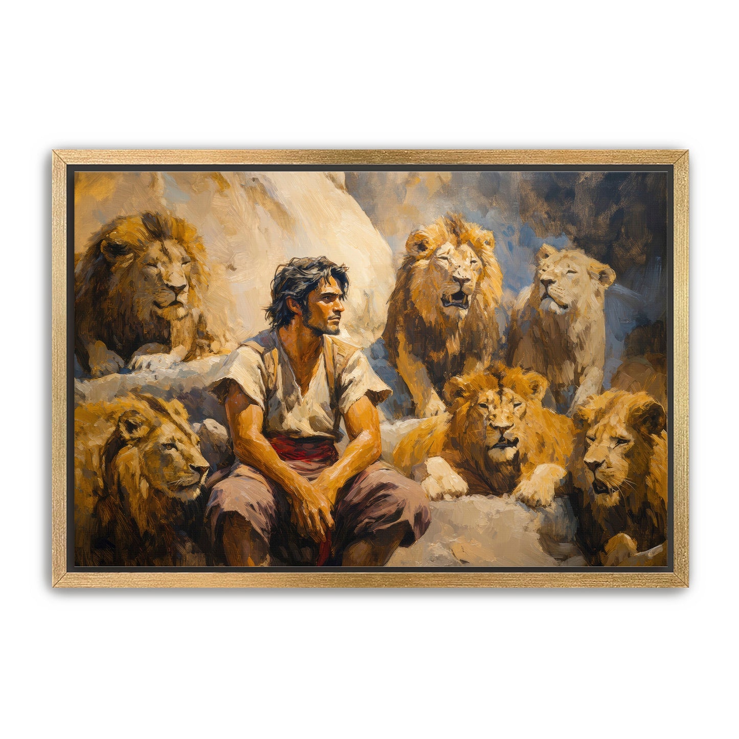 Daniel with Lions