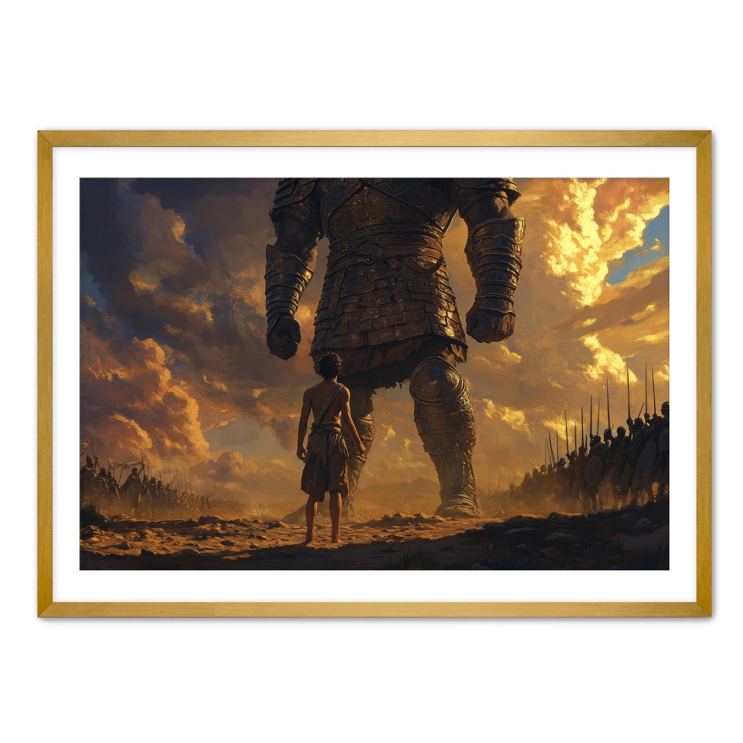 David Facing Goliath