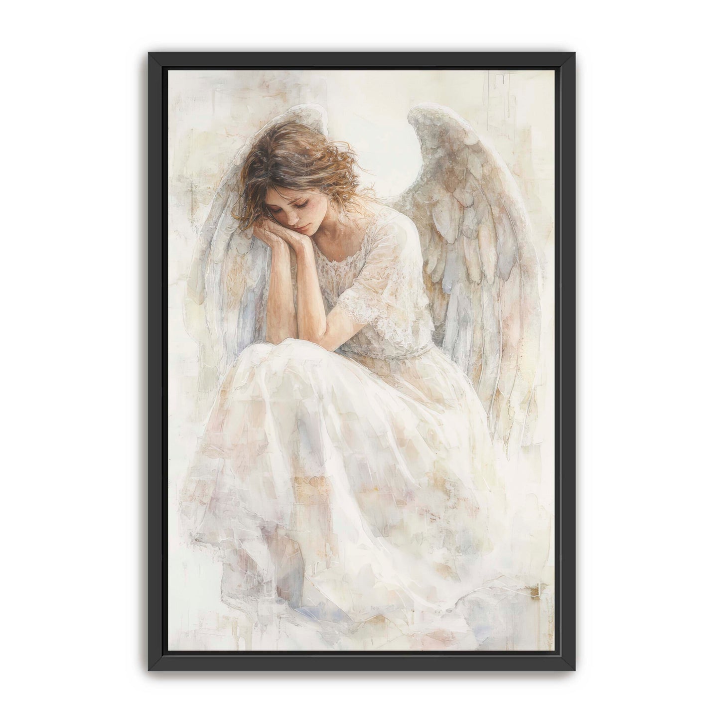 Delicated White Angel Painting