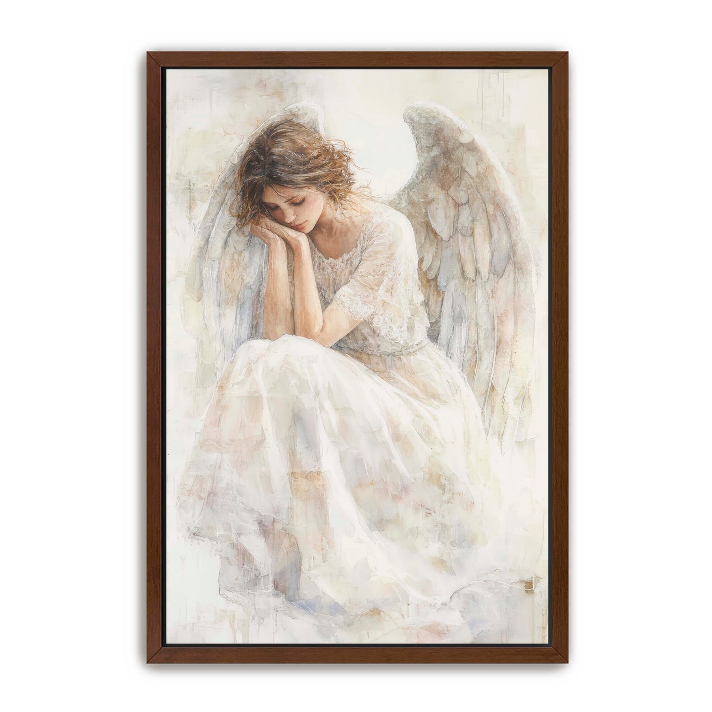 Delicated White Angel Painting
