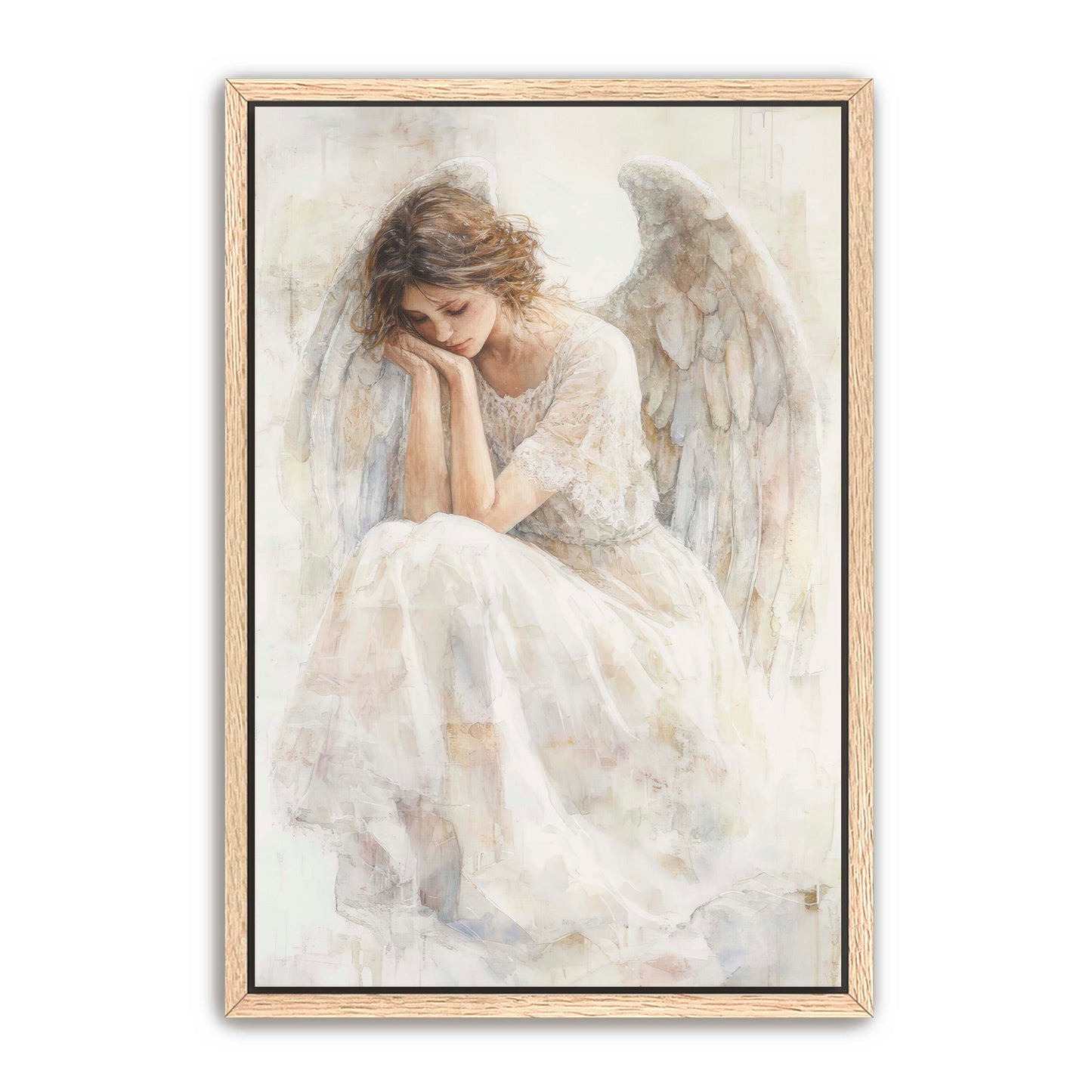 Delicated White Angel Painting