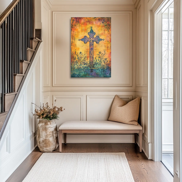 Elegant Boho Cross Print