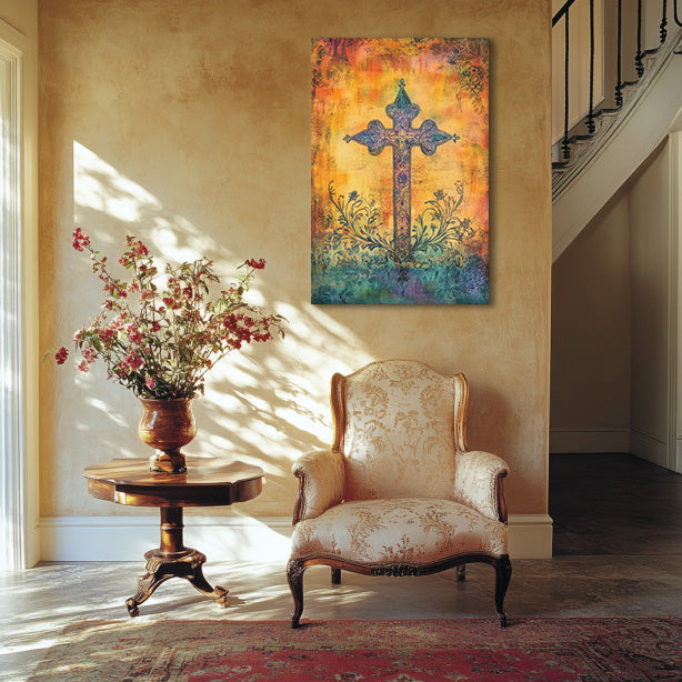 Elegant Boho Cross Print