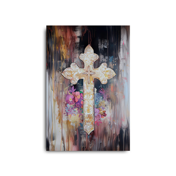 Elegant Cross Painting