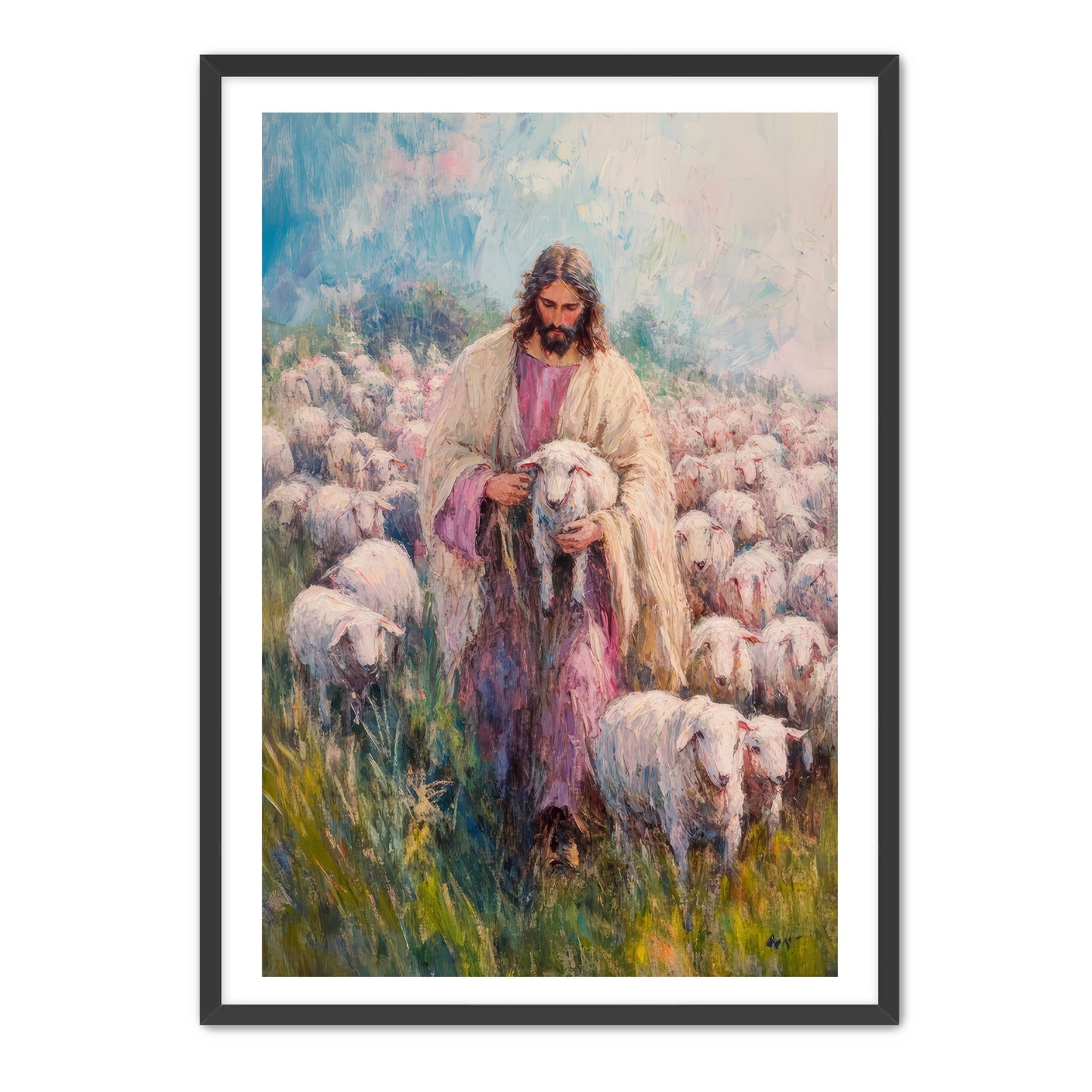 Jesus Carrying Lamb