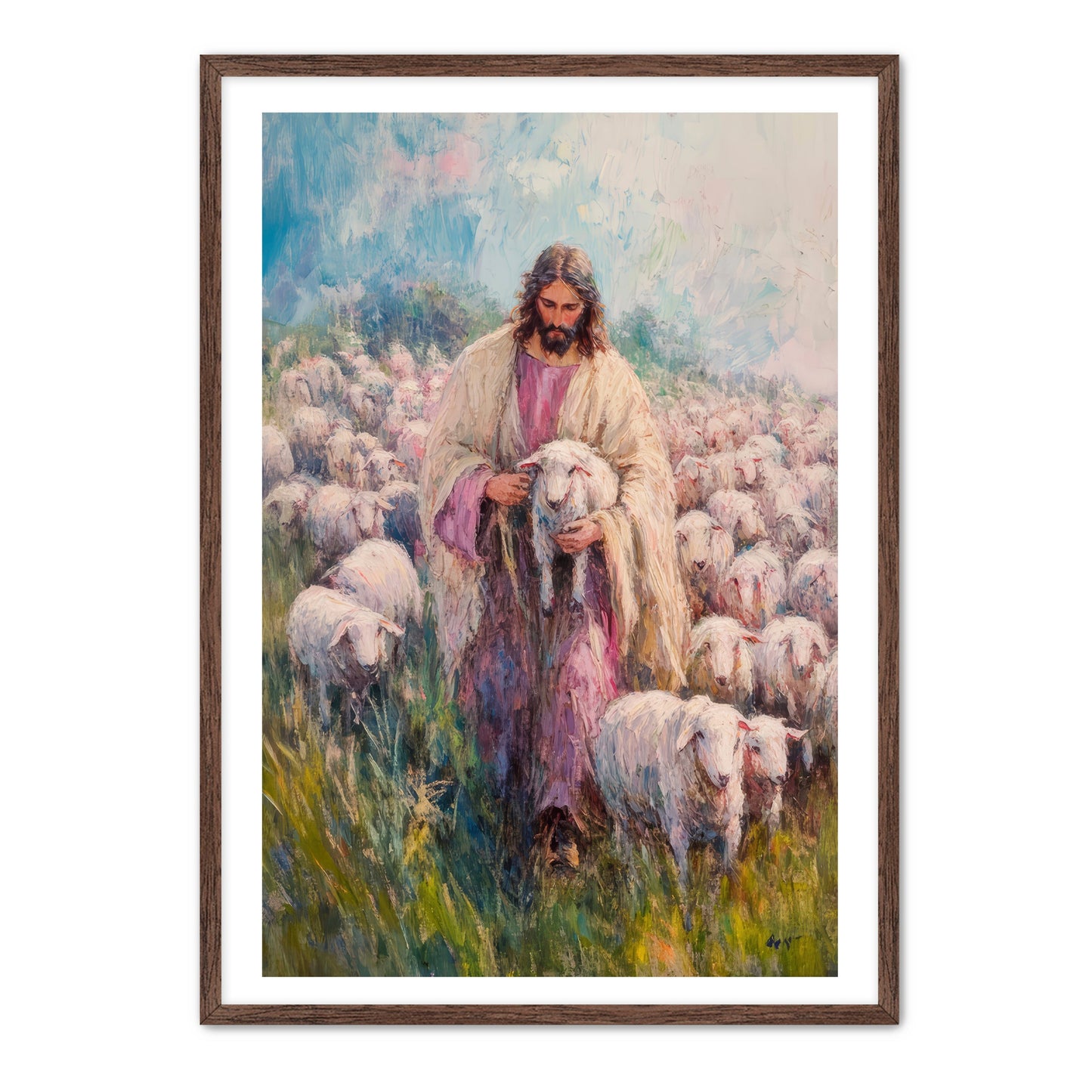Jesus Carrying Lamb