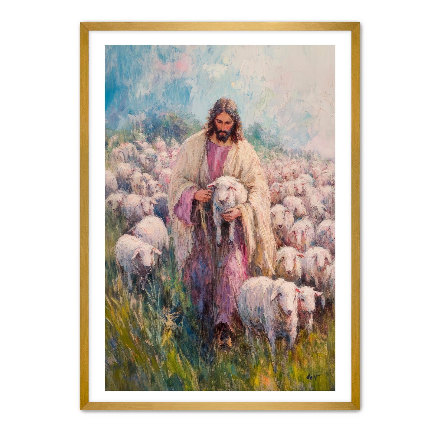 Jesus Carrying Lamb