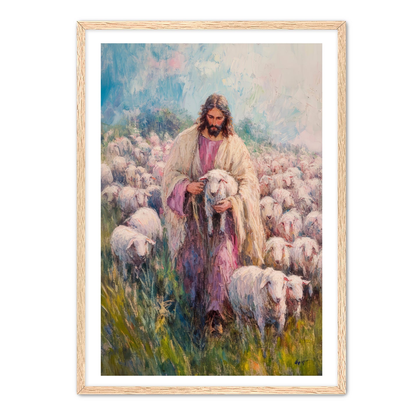 Jesus Carrying Lamb