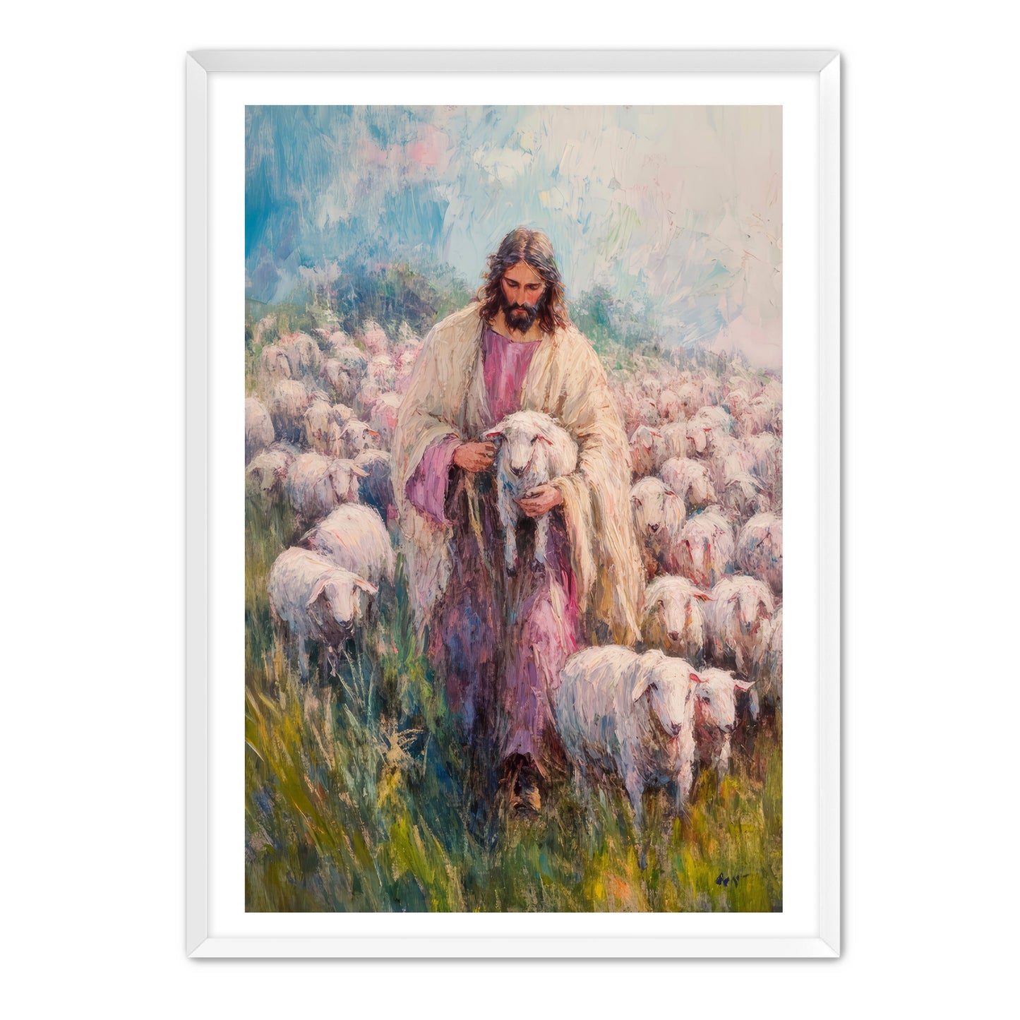 Jesus Carrying Lamb