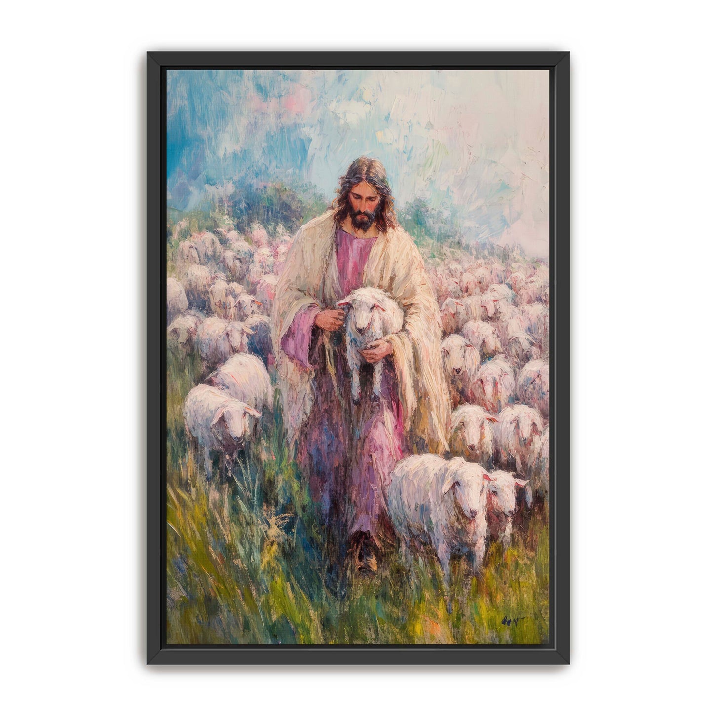 Jesus Carrying Lamb