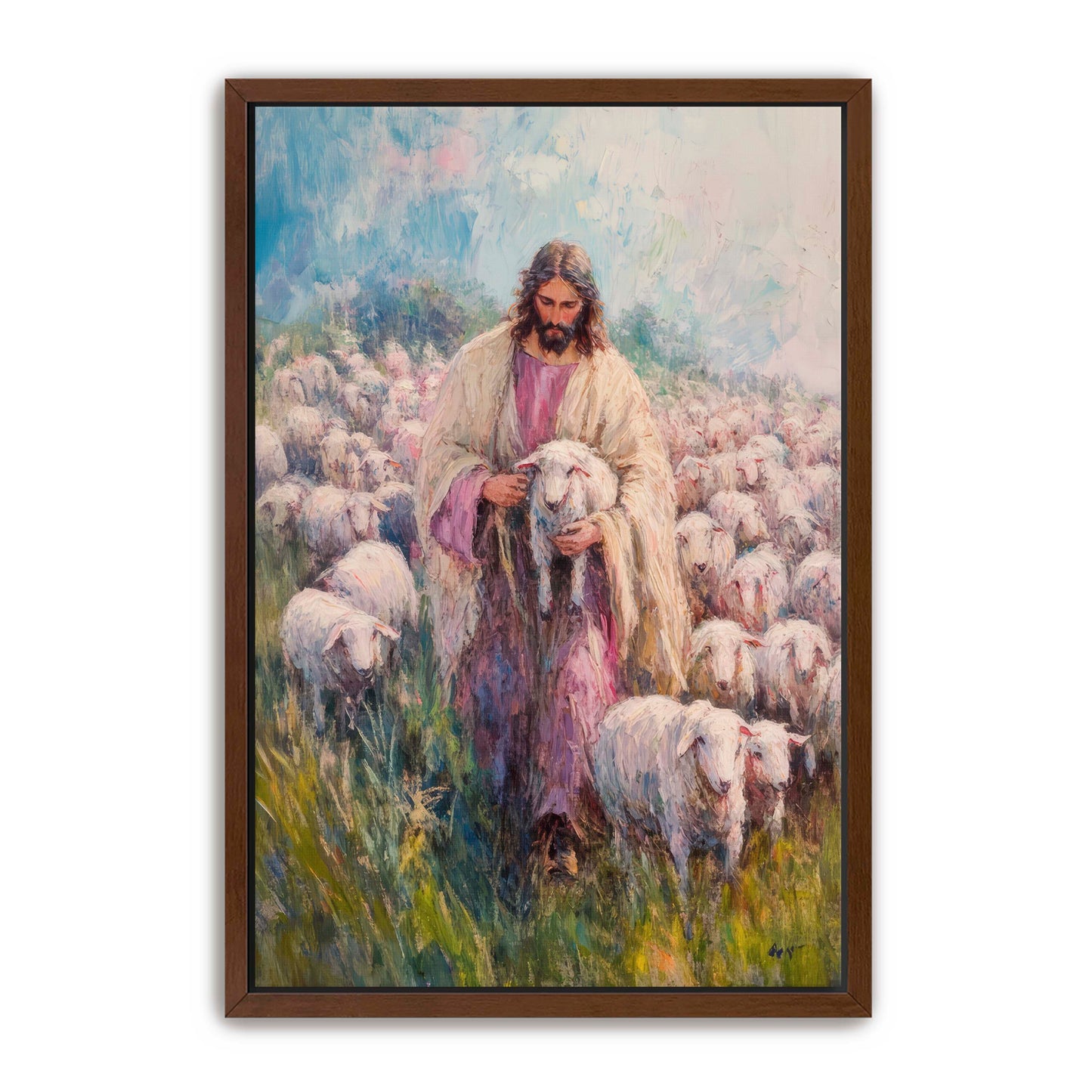 Jesus Carrying Lamb