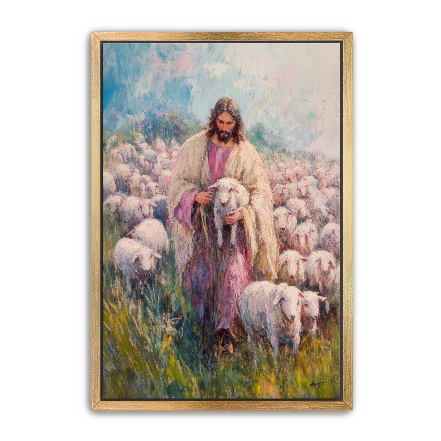 Jesus Carrying Lamb
