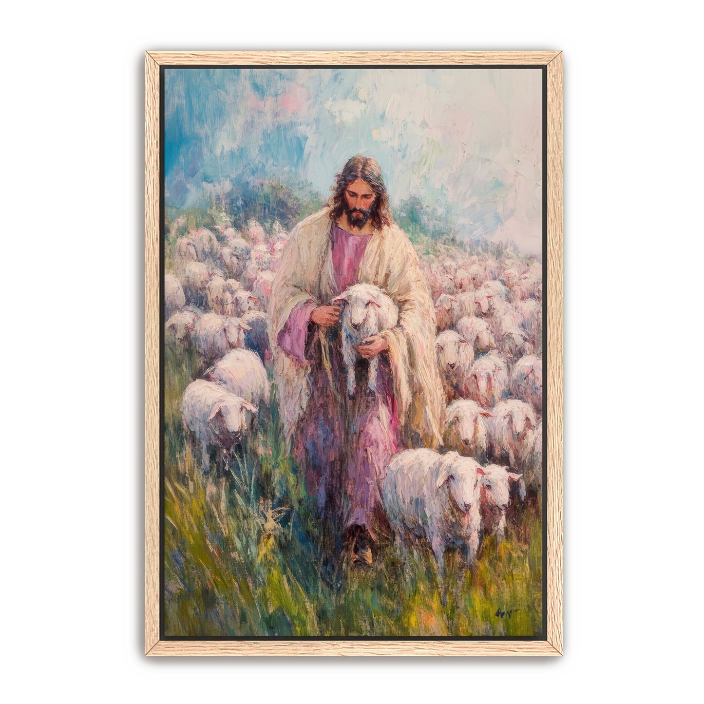 Jesus Carrying Lamb