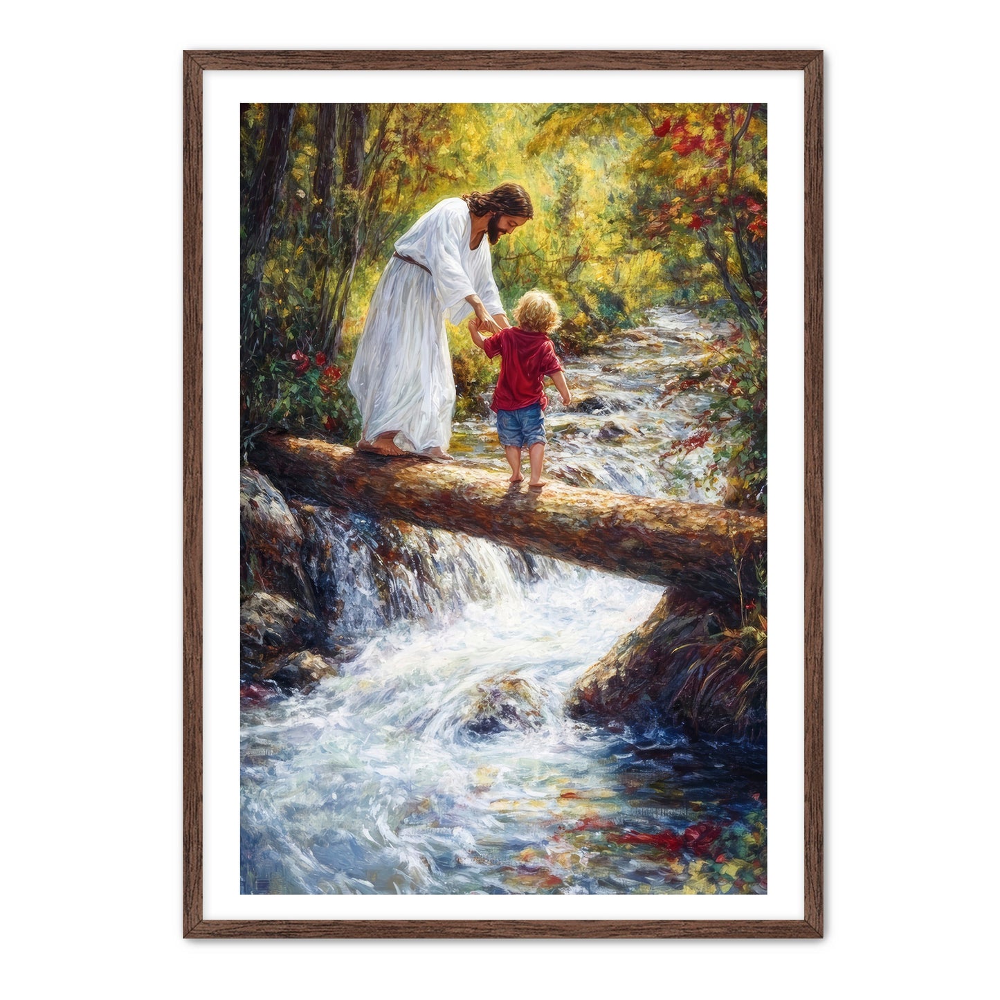 Jesus Helping Child
