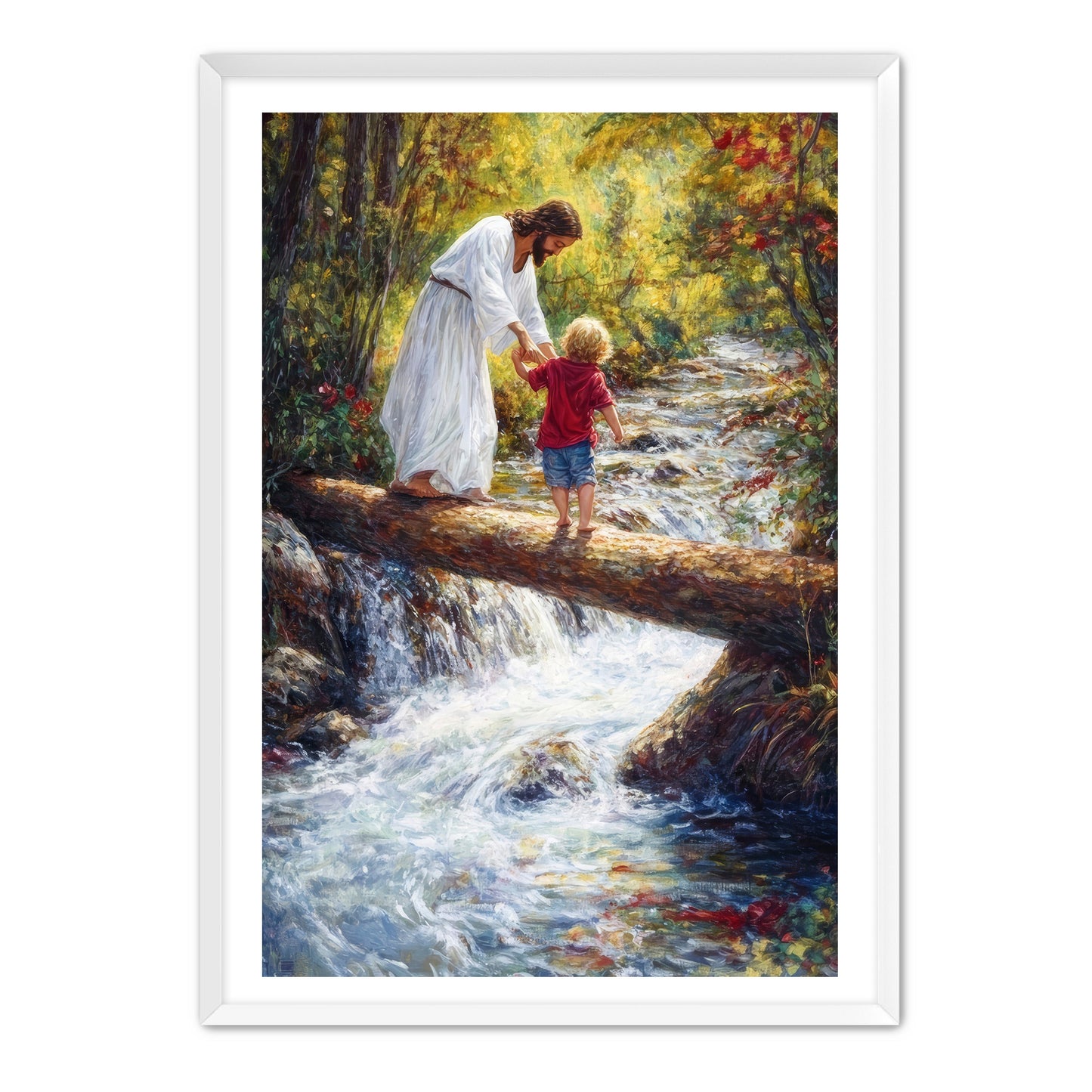 Jesus Helping Child