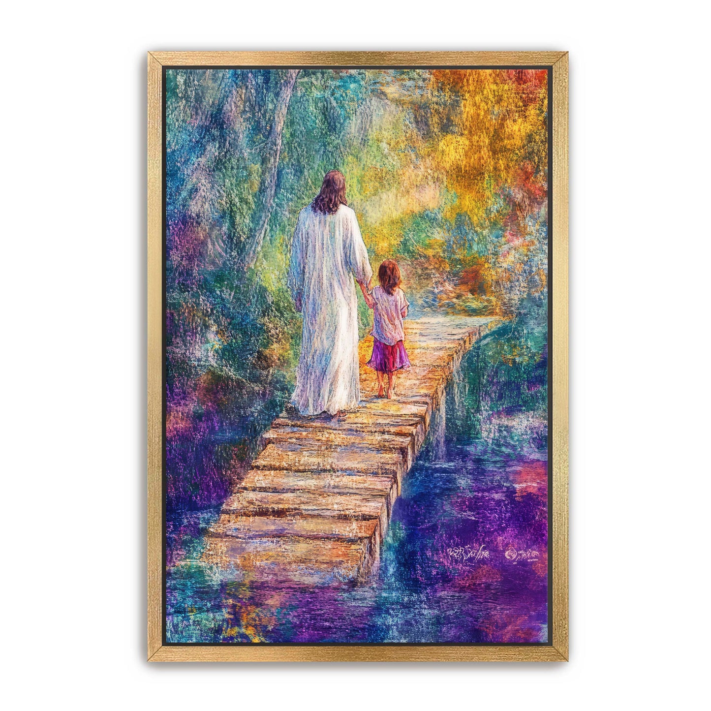 Jesus Holding Child's Hand