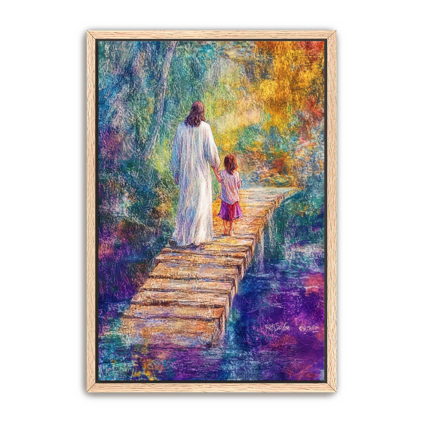Jesus Holding Child's Hand