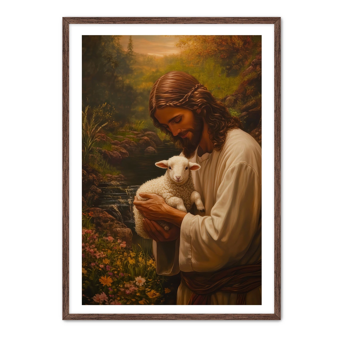 Jesus Holding Lamb