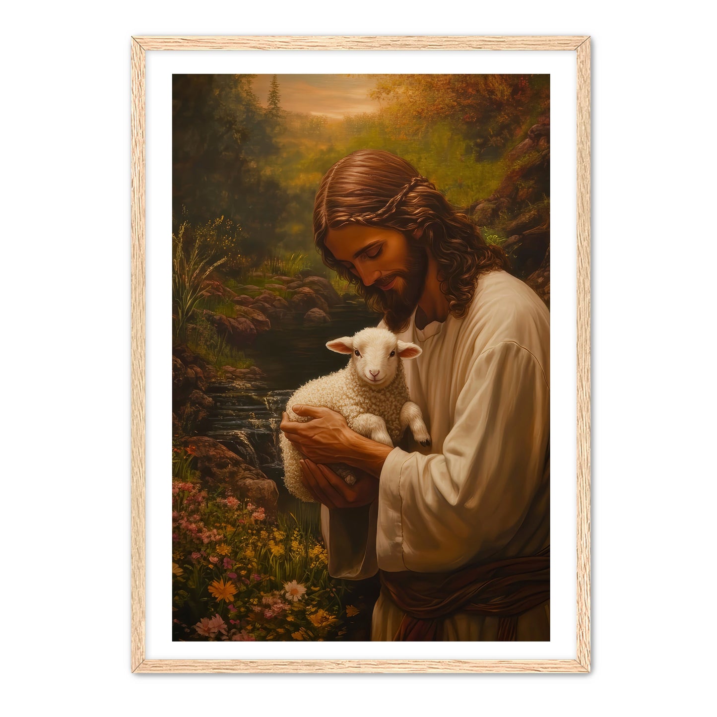 Jesus Holding Lamb