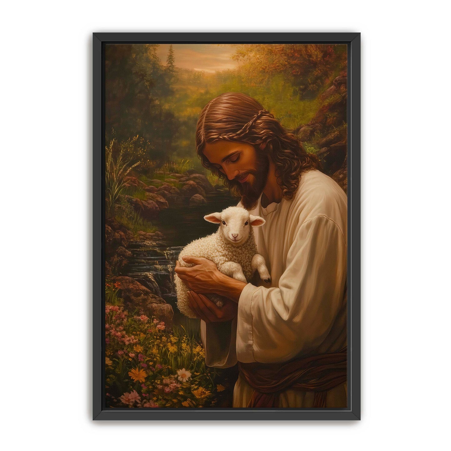 Jesus Holding Lamb