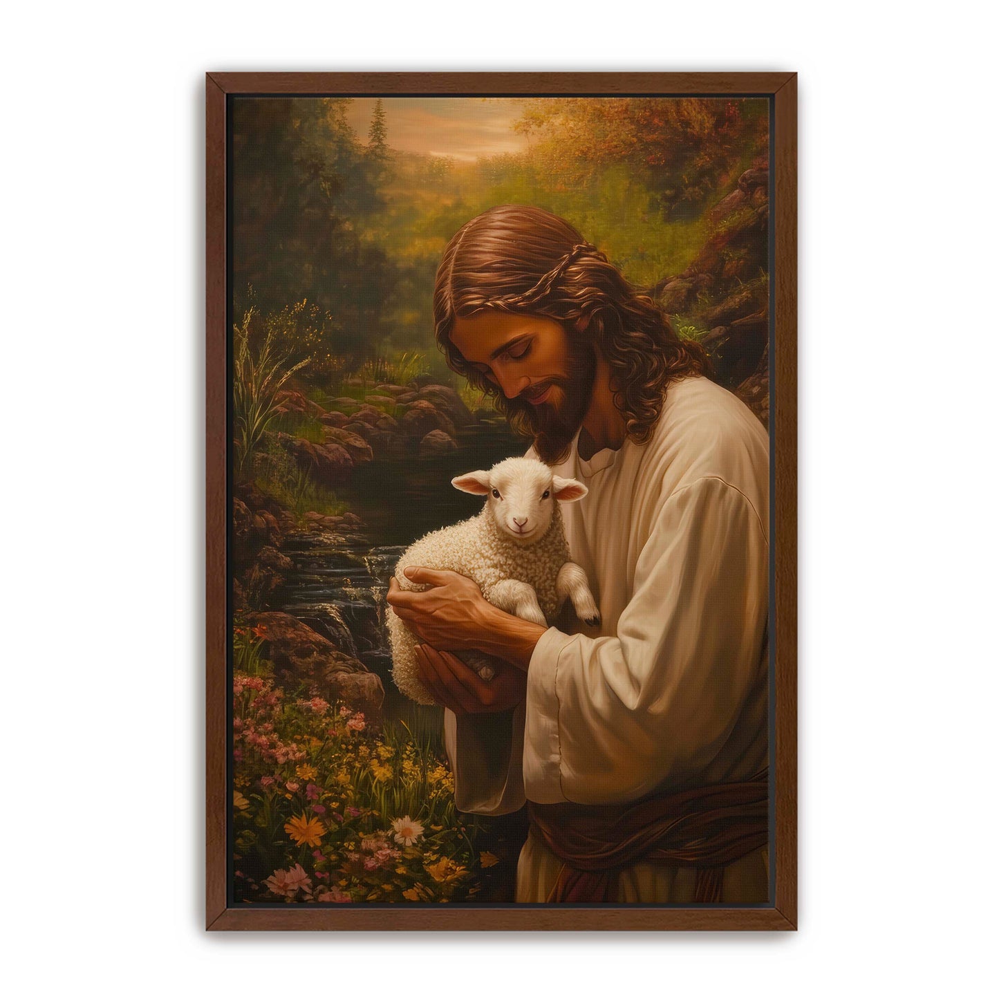 Jesus Holding Lamb