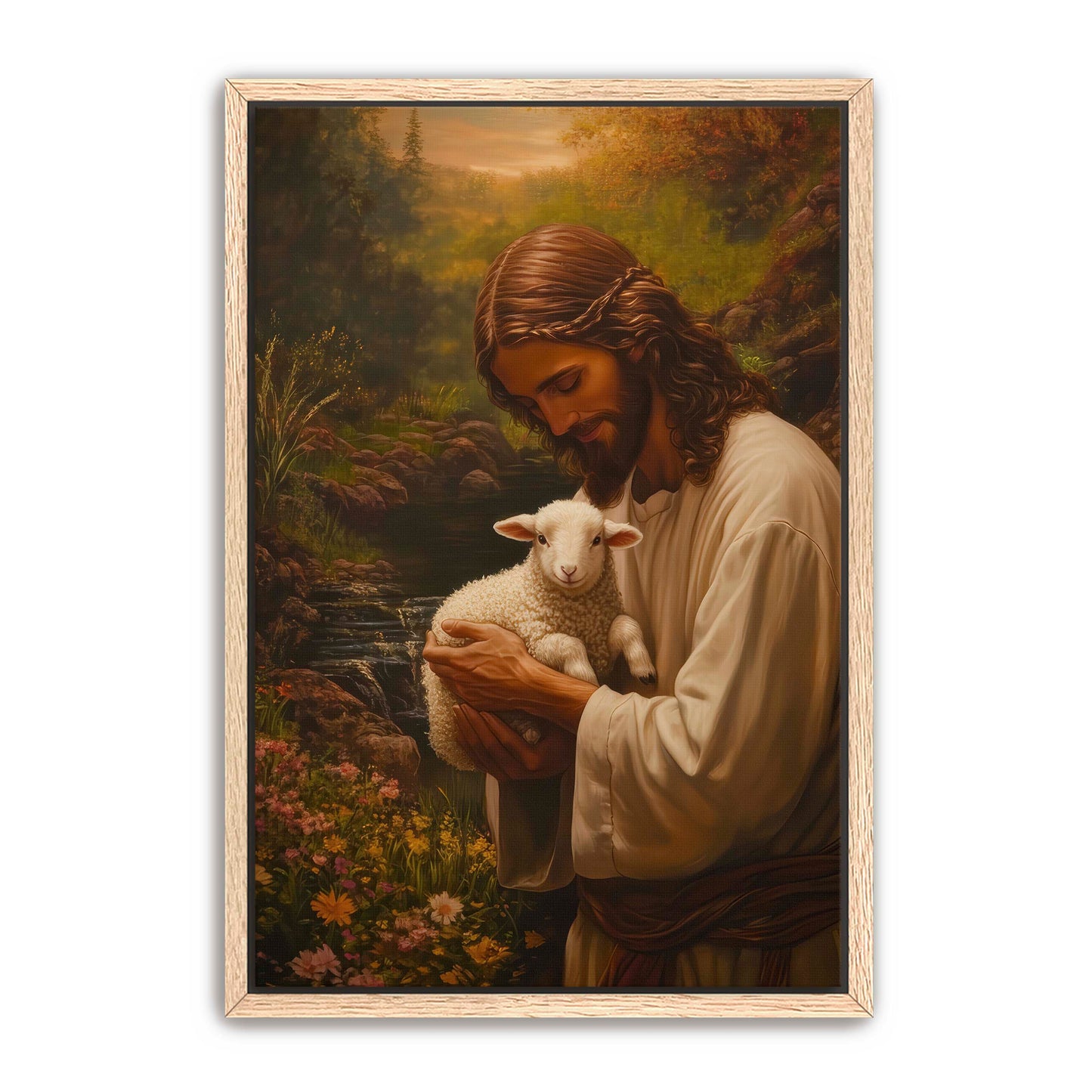 Jesus Holding Lamb