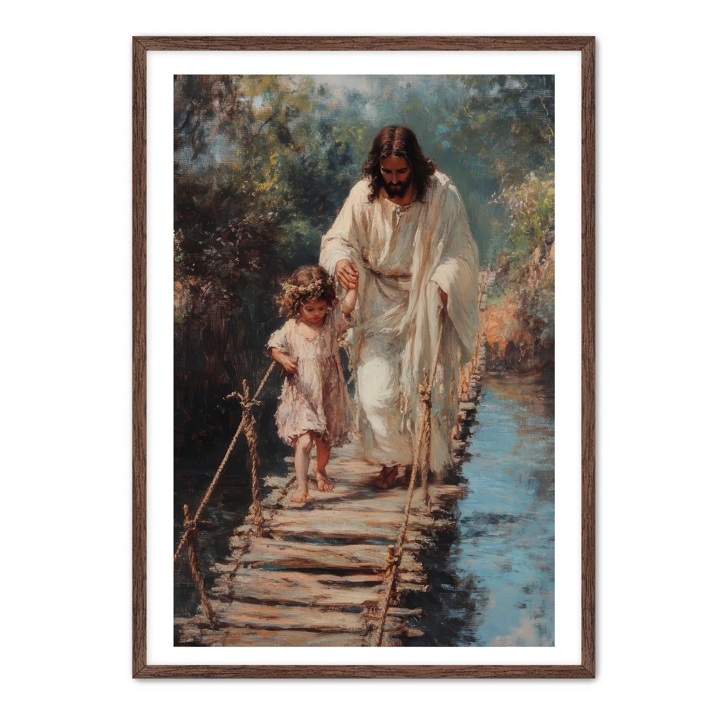 Jesus Holding Little Girl's Hand
