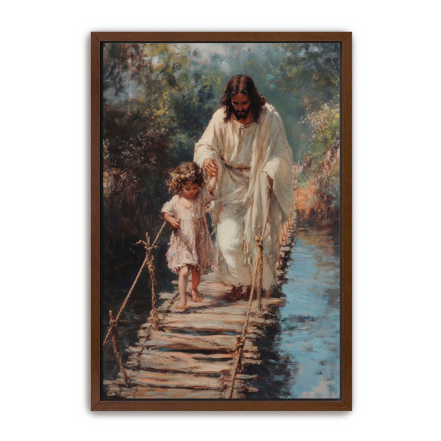 Jesus Holding Little Girl's Hand
