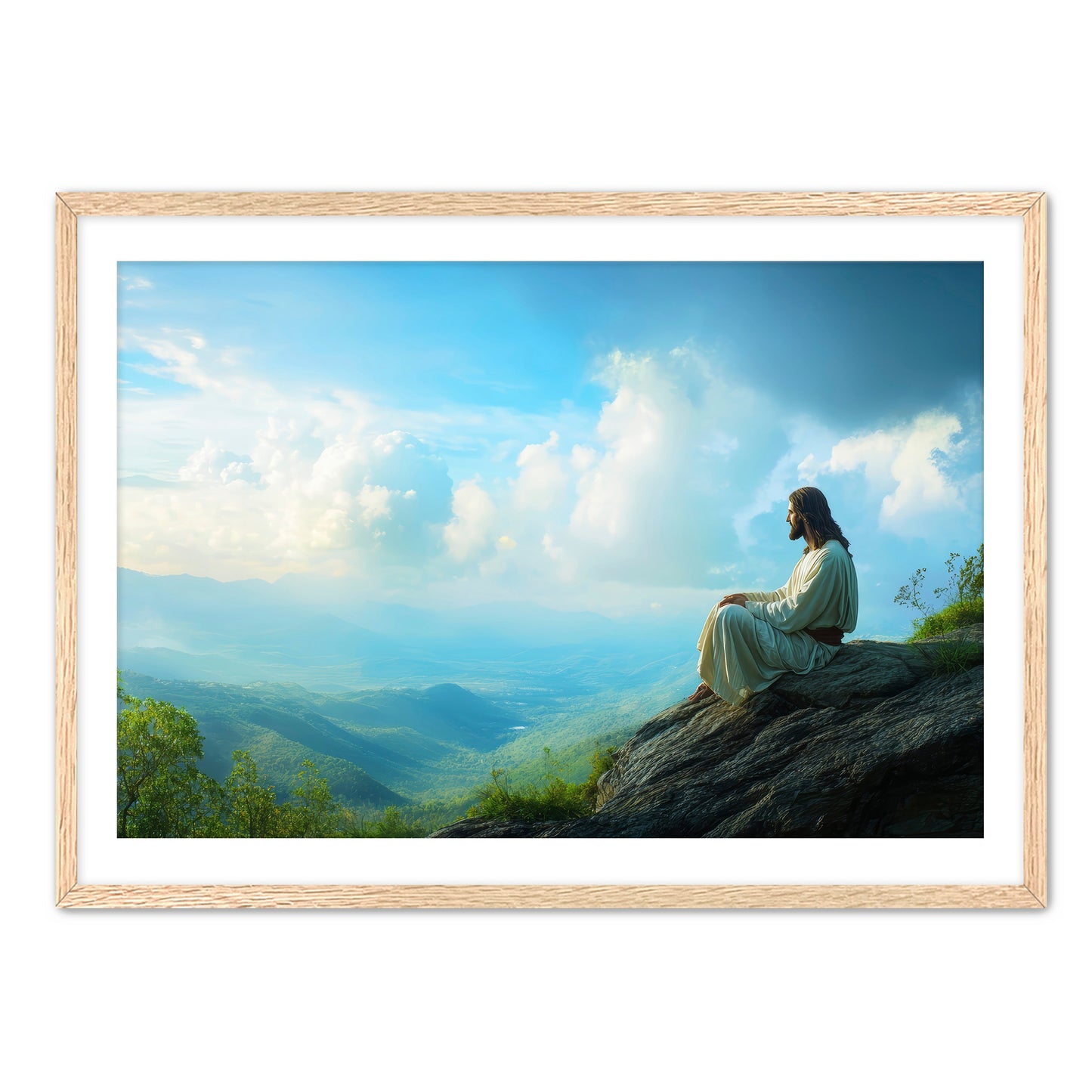 Jesus Overlooking Valley