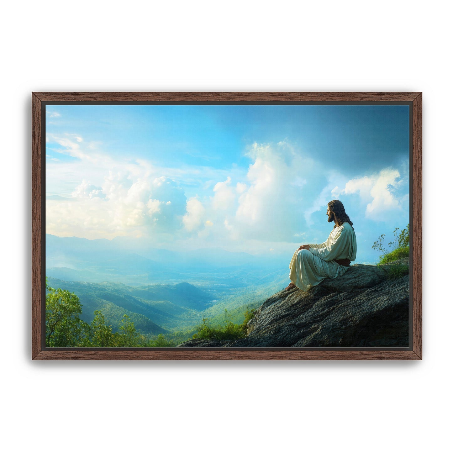 Jesus Overlooking Valley