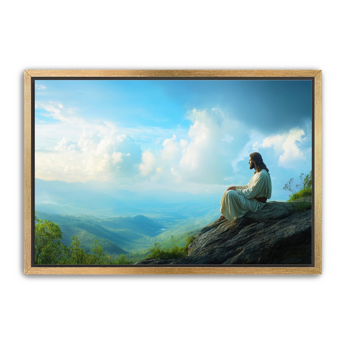 Jesus Overlooking Valley