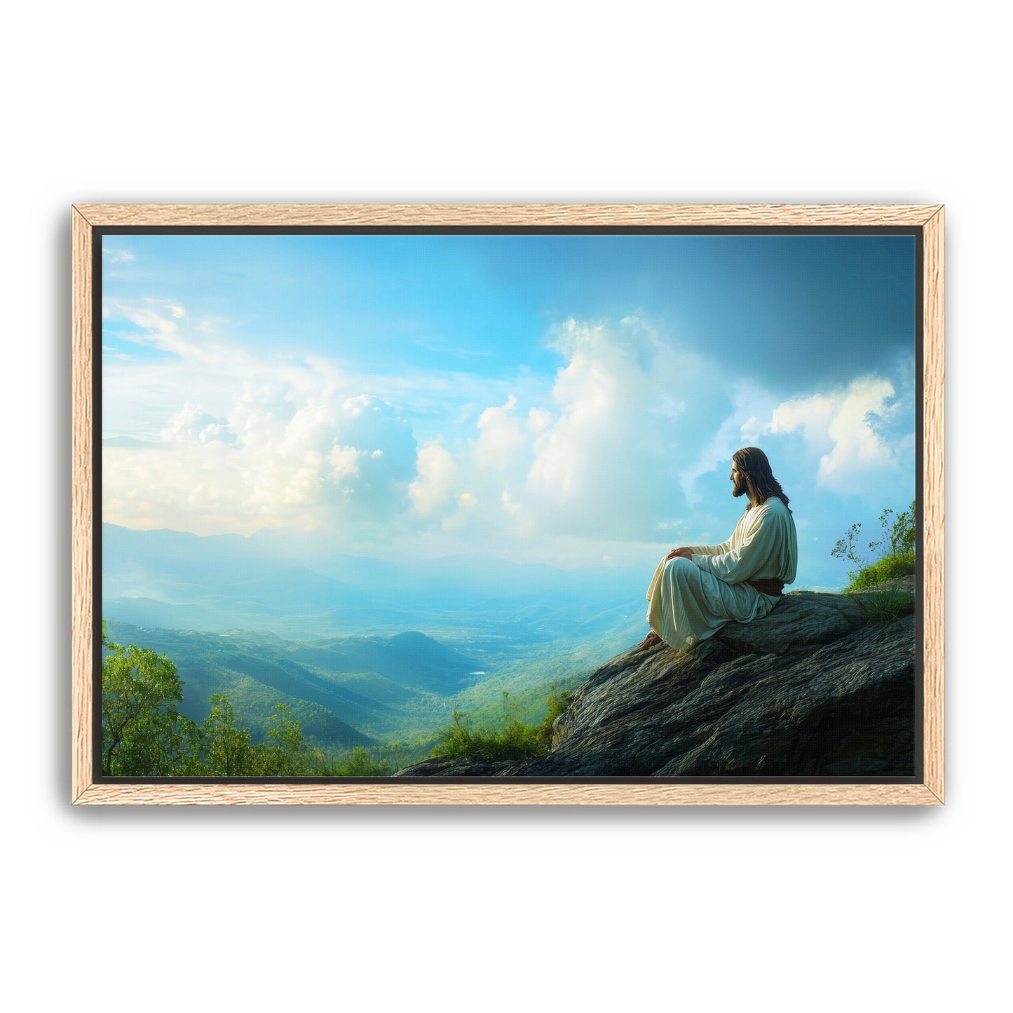 Jesus Overlooking Valley
