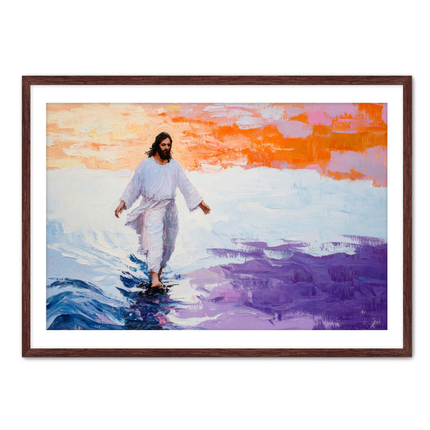 Jesus Walking on Water Painting