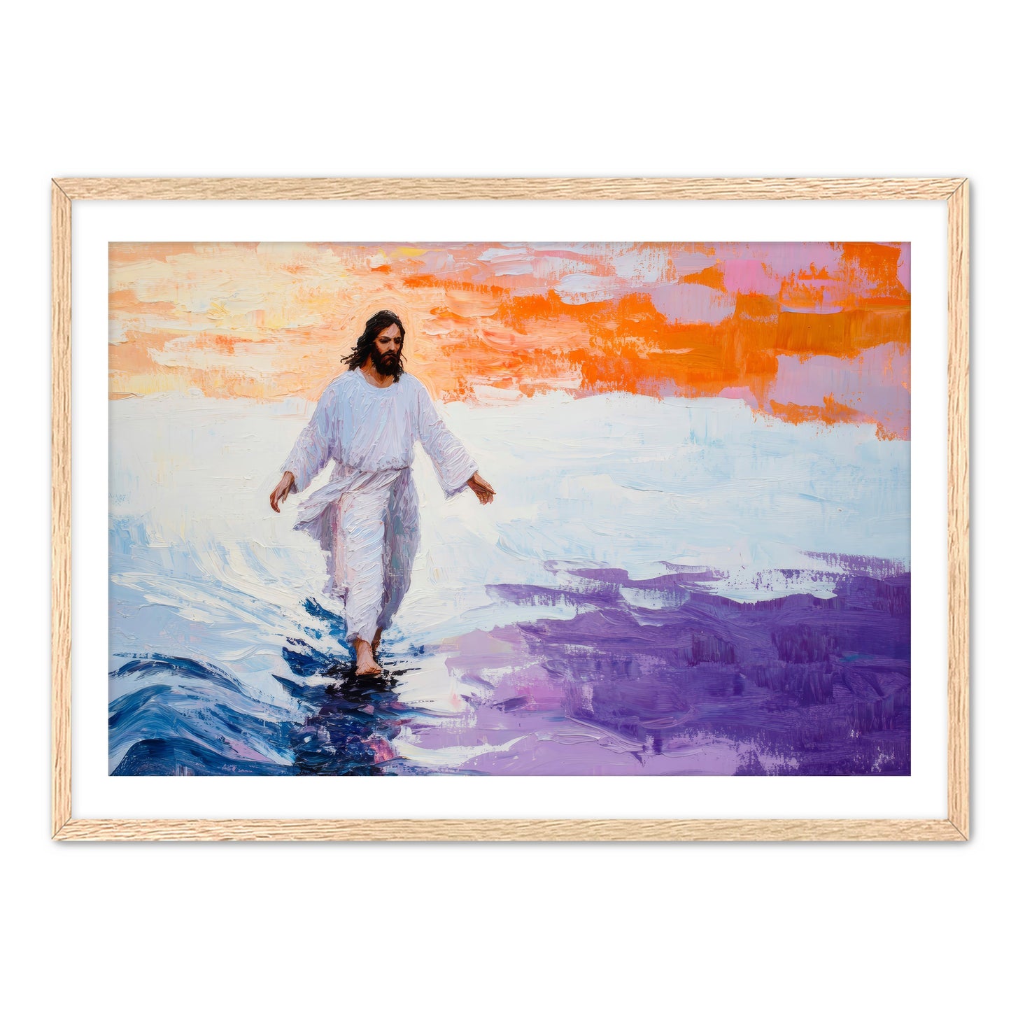 Jesus Walking on Water Painting