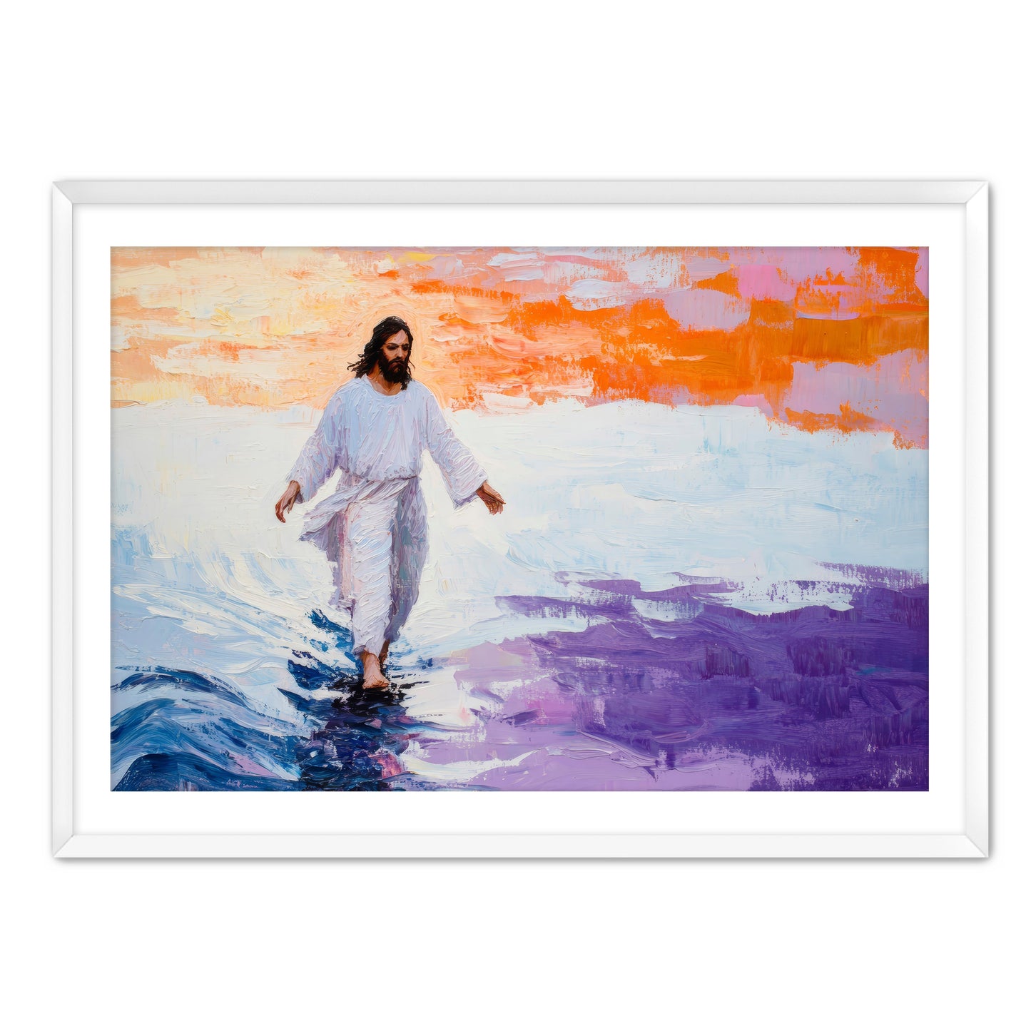 Jesus Walking on Water Painting