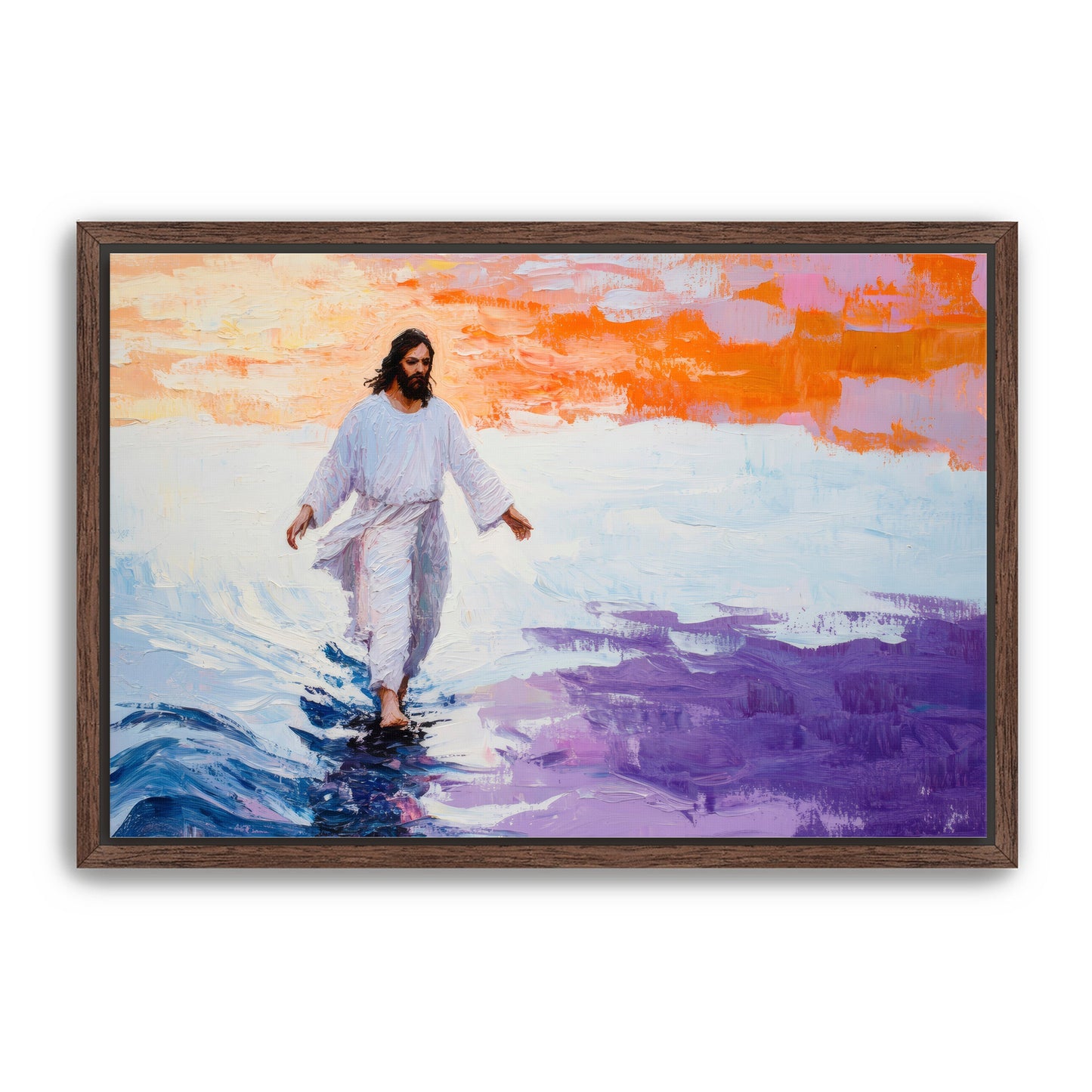 Jesus Walking on Water Painting