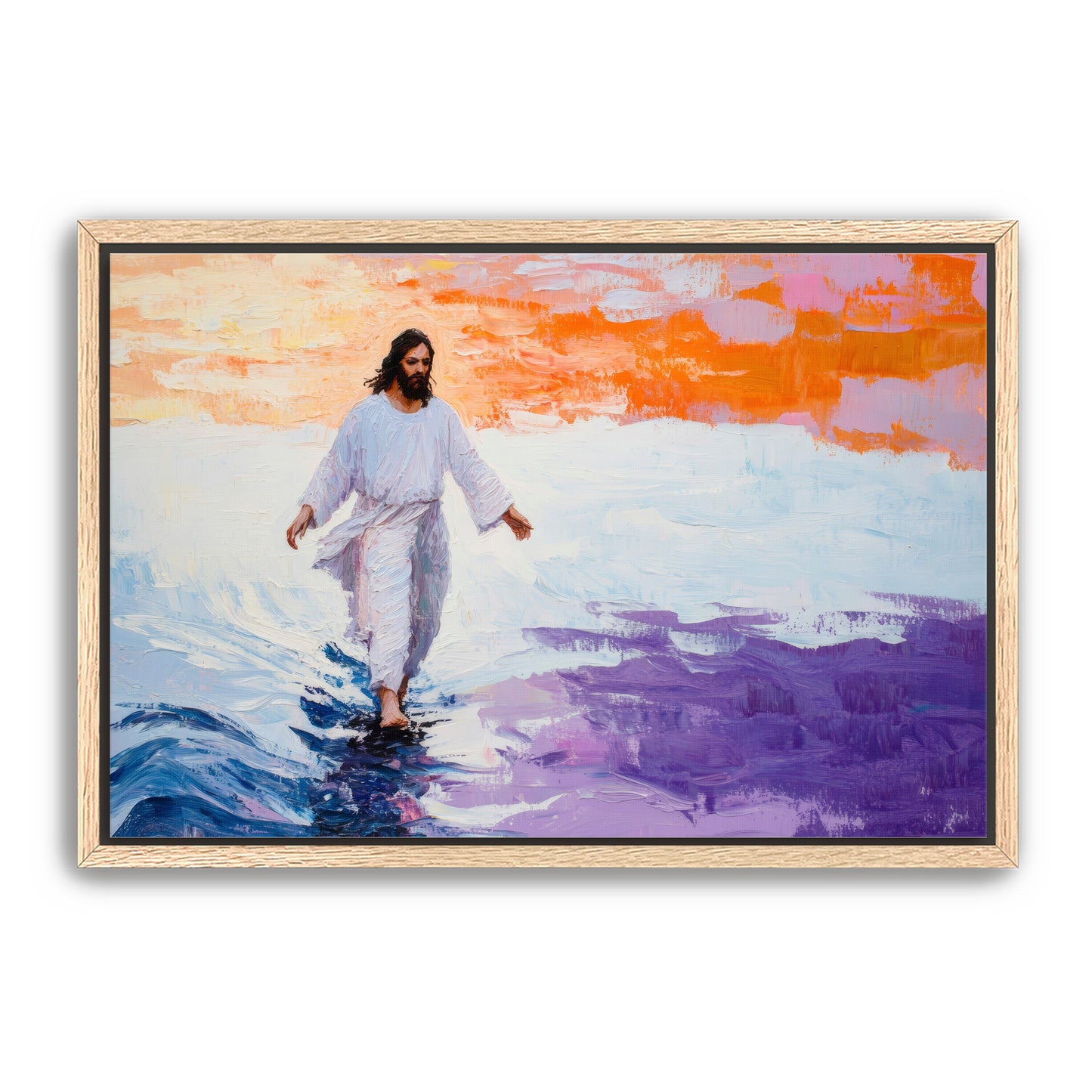 Jesus Walking on Water Painting