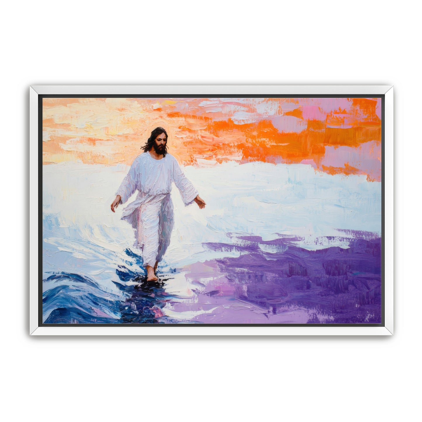 Jesus Walking on Water Painting