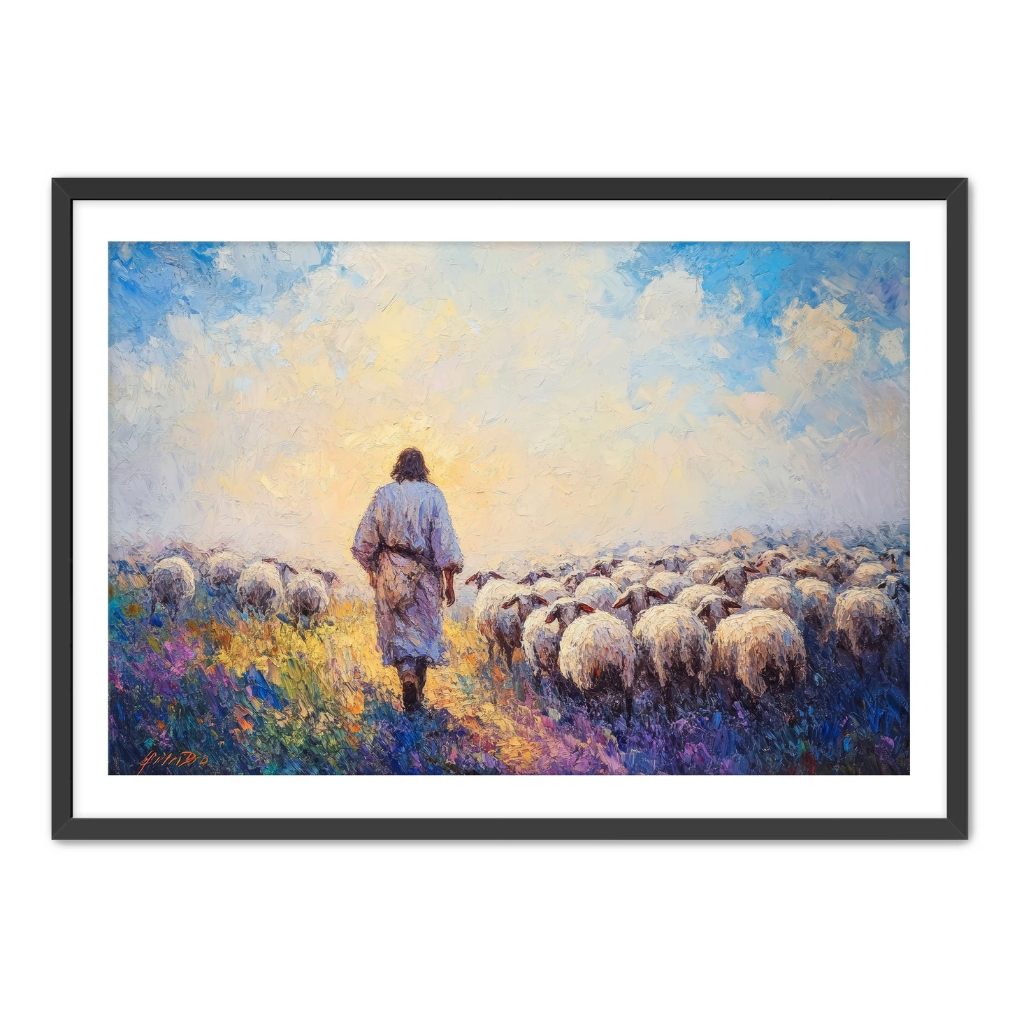 Jesus With the Flock